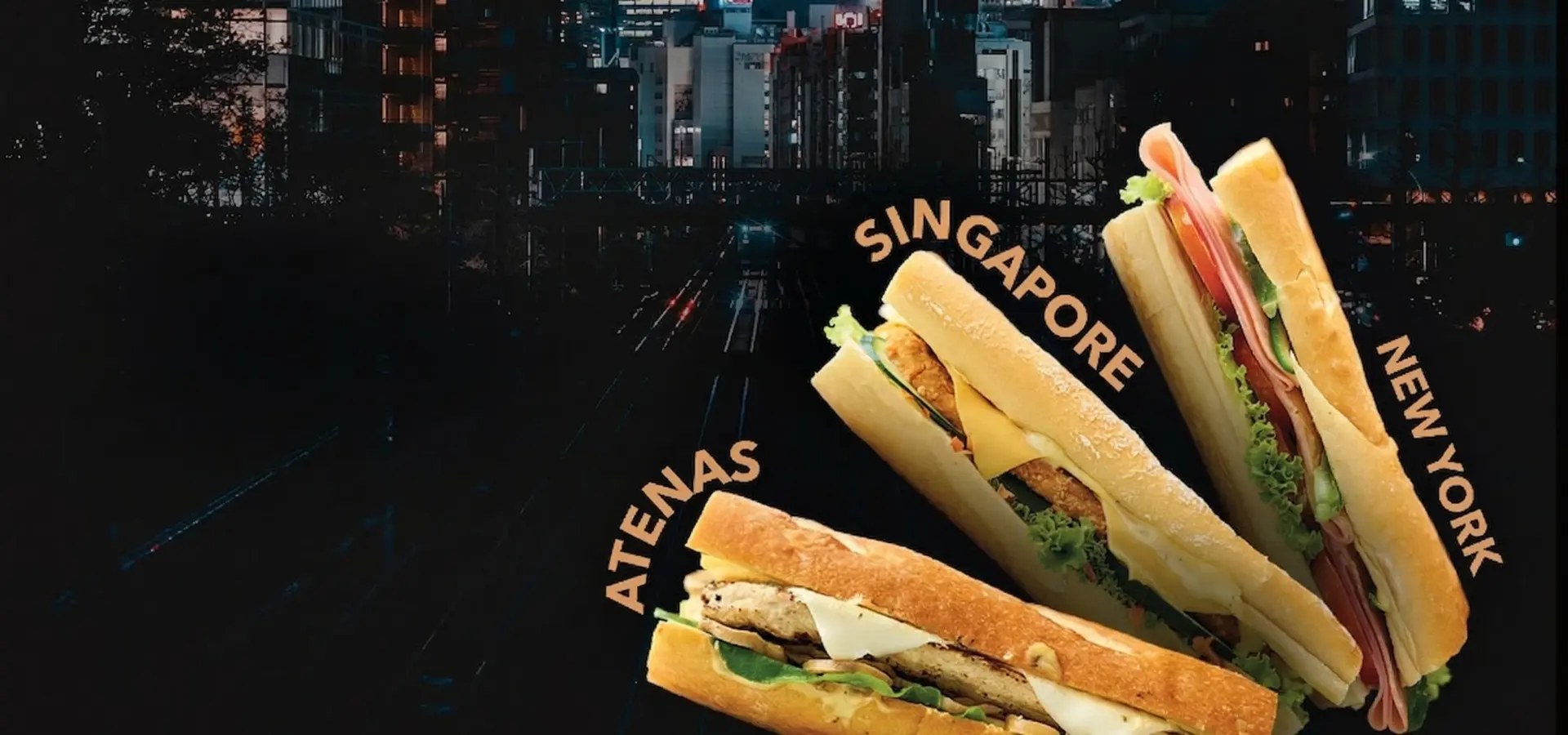 Paninis frescos de Food Mart District